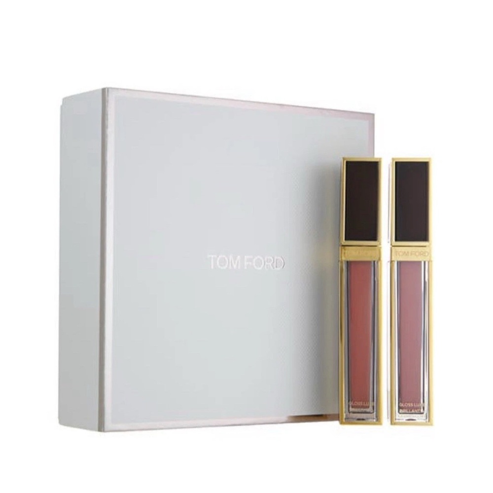 Tom ford Gloss Moisturizing Lip Glosses in Inhibition & Sunrise Pink Full Size